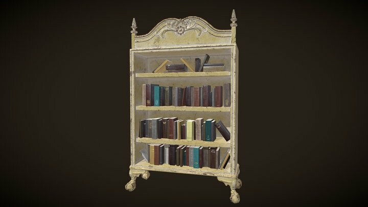 Book Case Short - With Books