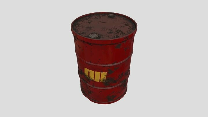 ArtStation - Oil Drum