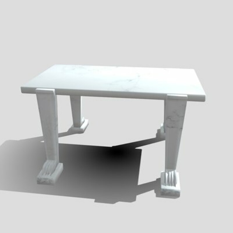 Ancient Roman furniture: office table