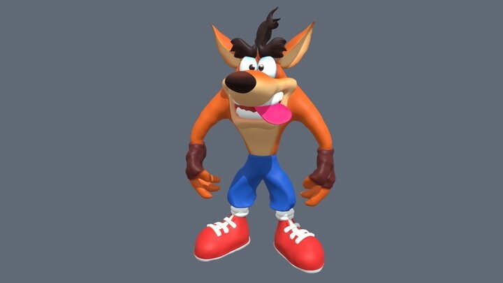 ArtStation - Crash BandicootSuper Smash Bros. Victory Pose