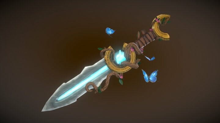 ArtStation - Weapon magic sword