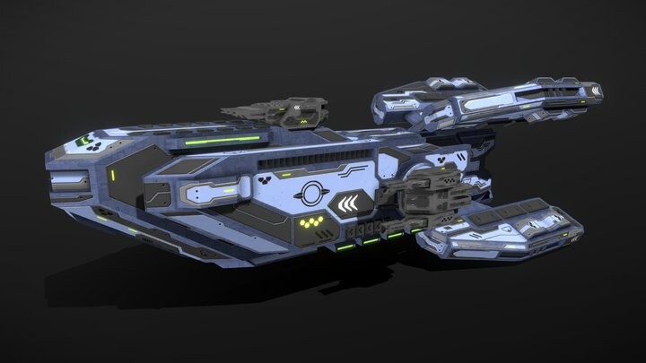 ArtStation - Enkar Republic Destroyer Gangil