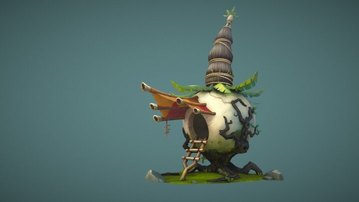 ArtStation - Onion Hut (model)