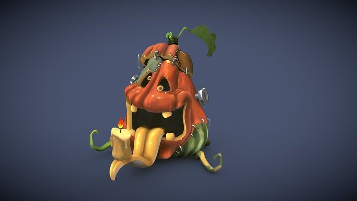 ArtStation - Halloween Pumpkin