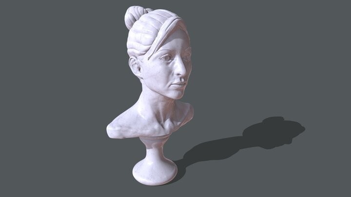 ArtStation - Female Bust Sculpture in Zbrush