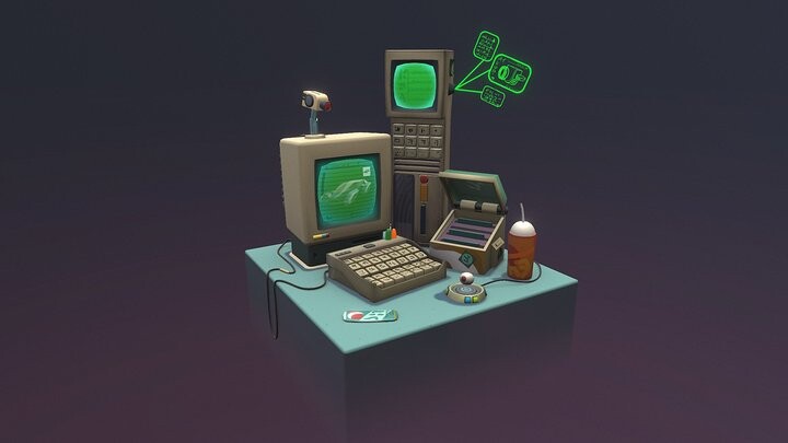 ArtStation - Computers (by Alexandrian Damascan).