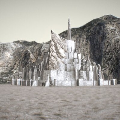 Minas Tirith - Buy Royalty Free 3D model by Rodolfo Siccardi (@rudy94)  [0398992]