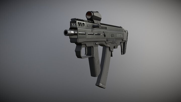 ArtStation - Bullpup SMG