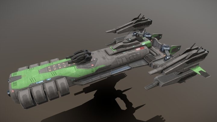 ArtStation - Taurus Class Frigate