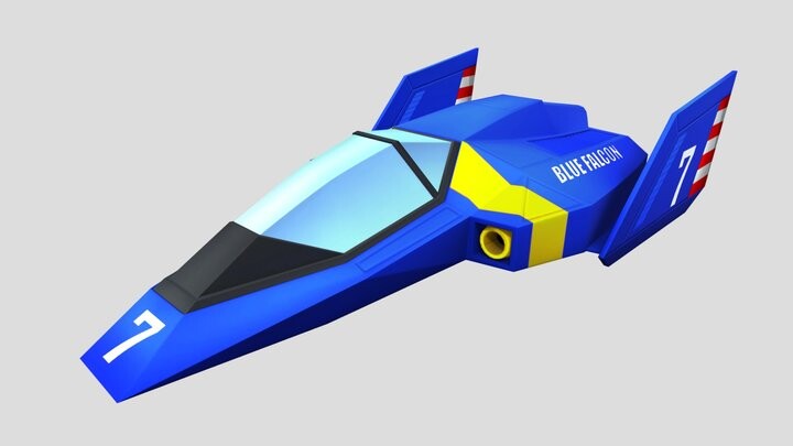 ArtStation - Blue Falcon [F-Zero]