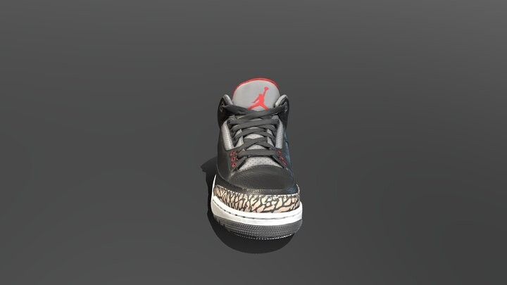 Nike Air Jordon Shoe 3D Model - Incredimate Studio
