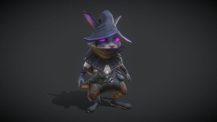 ArtStation - Rabbit Dark Wizard