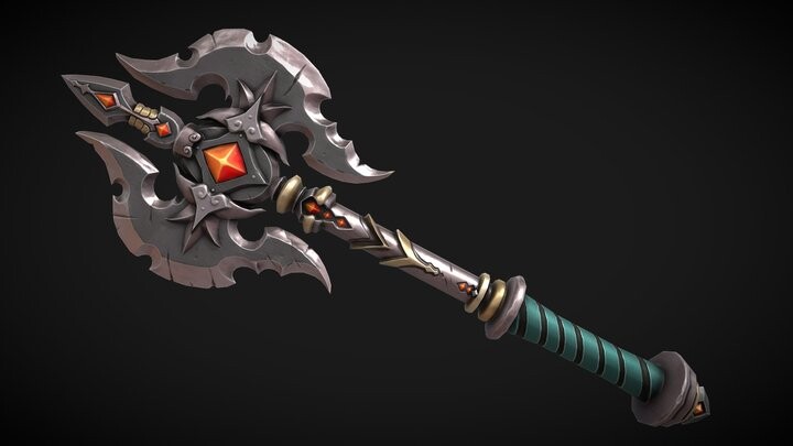 Artstation Stylized Axe