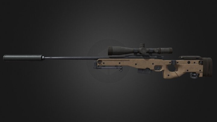 ArtStation - L115A Sniper