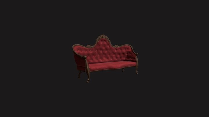 ArtStation Stylized Victorian Couch   K Bang B9bda52a46bf4322b66bac8f3dbb3224 