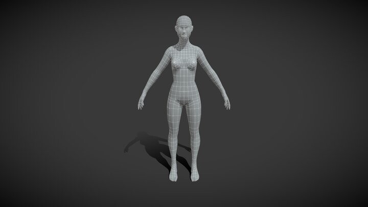 Animation Ready Body Scan / Female 07