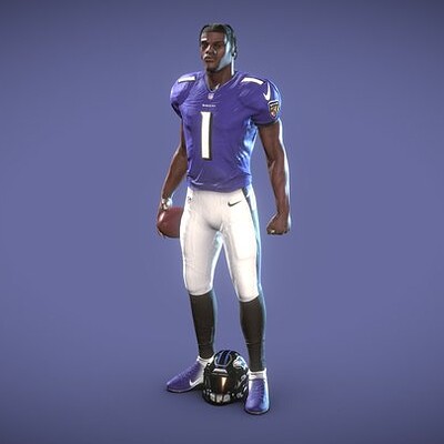 ArtStation - Baltimore Ravens N.F.L. quarterback-Lamar Jackson