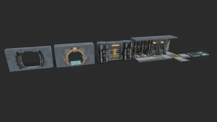 ArtStation - Sci Fi Asset Pack 4