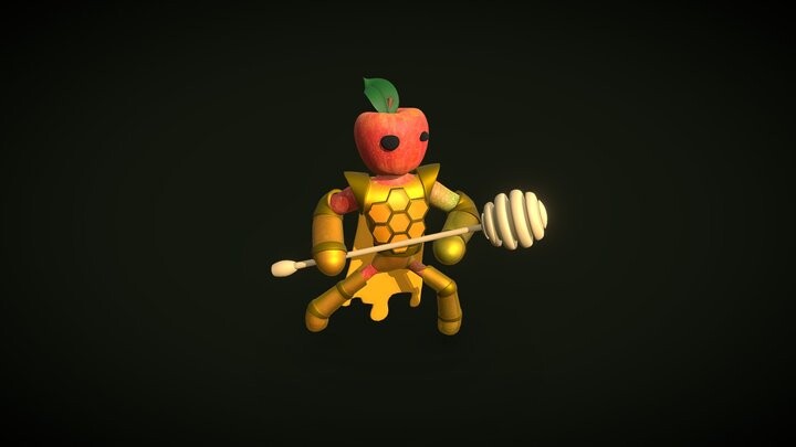 ArtStation - Apple knight.