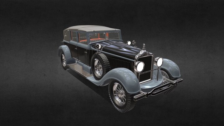 ArtStation - 1928 Minerva AF Transformable Towncar