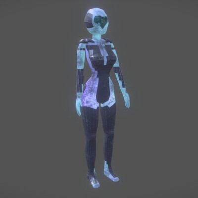 3D Sci-fi Character - University Assignment