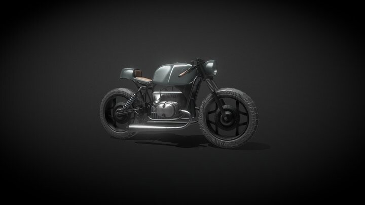 ArtStation - Motorcycle Bmw R80