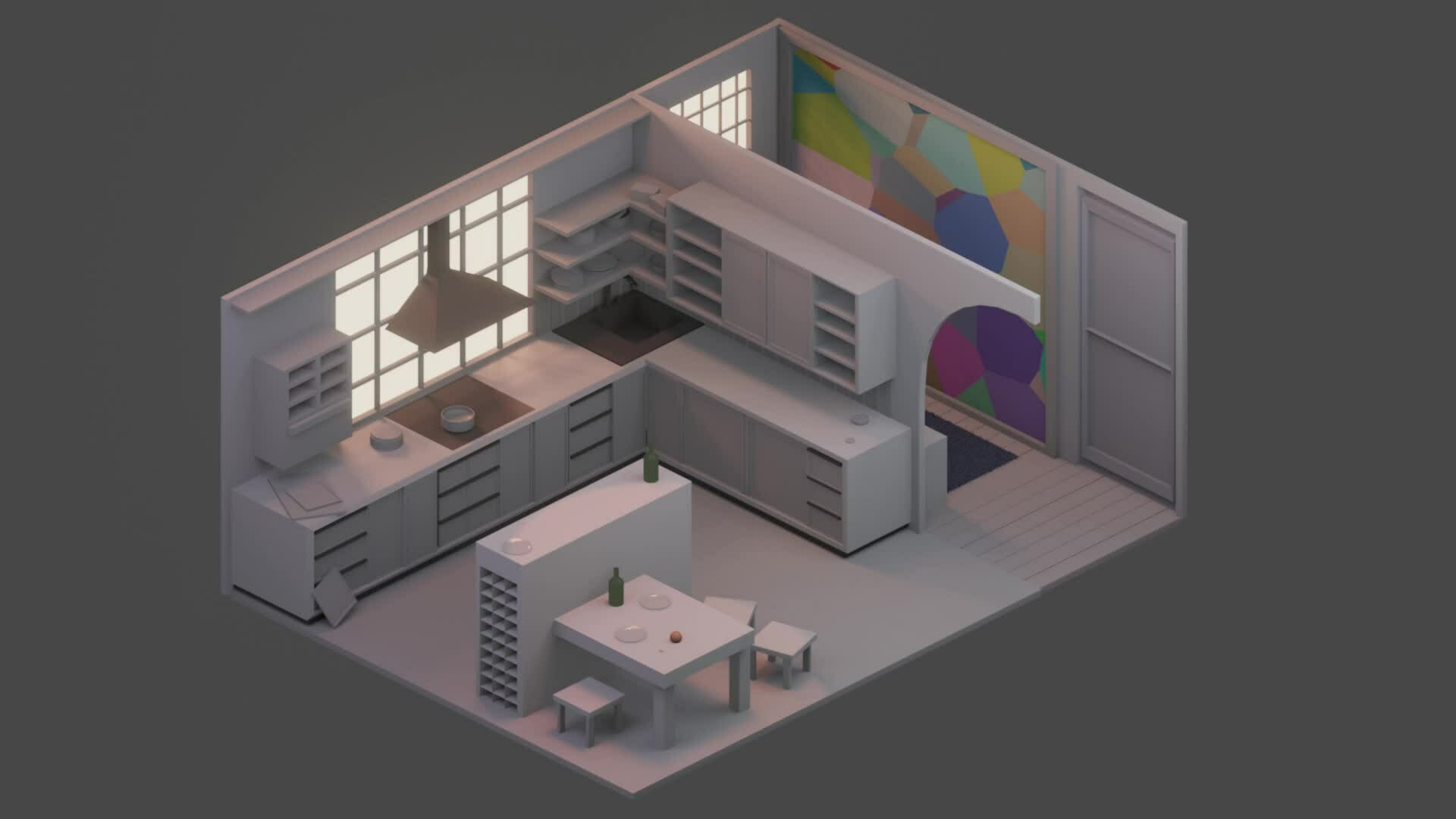 ArtStation - Little Loft Isometric