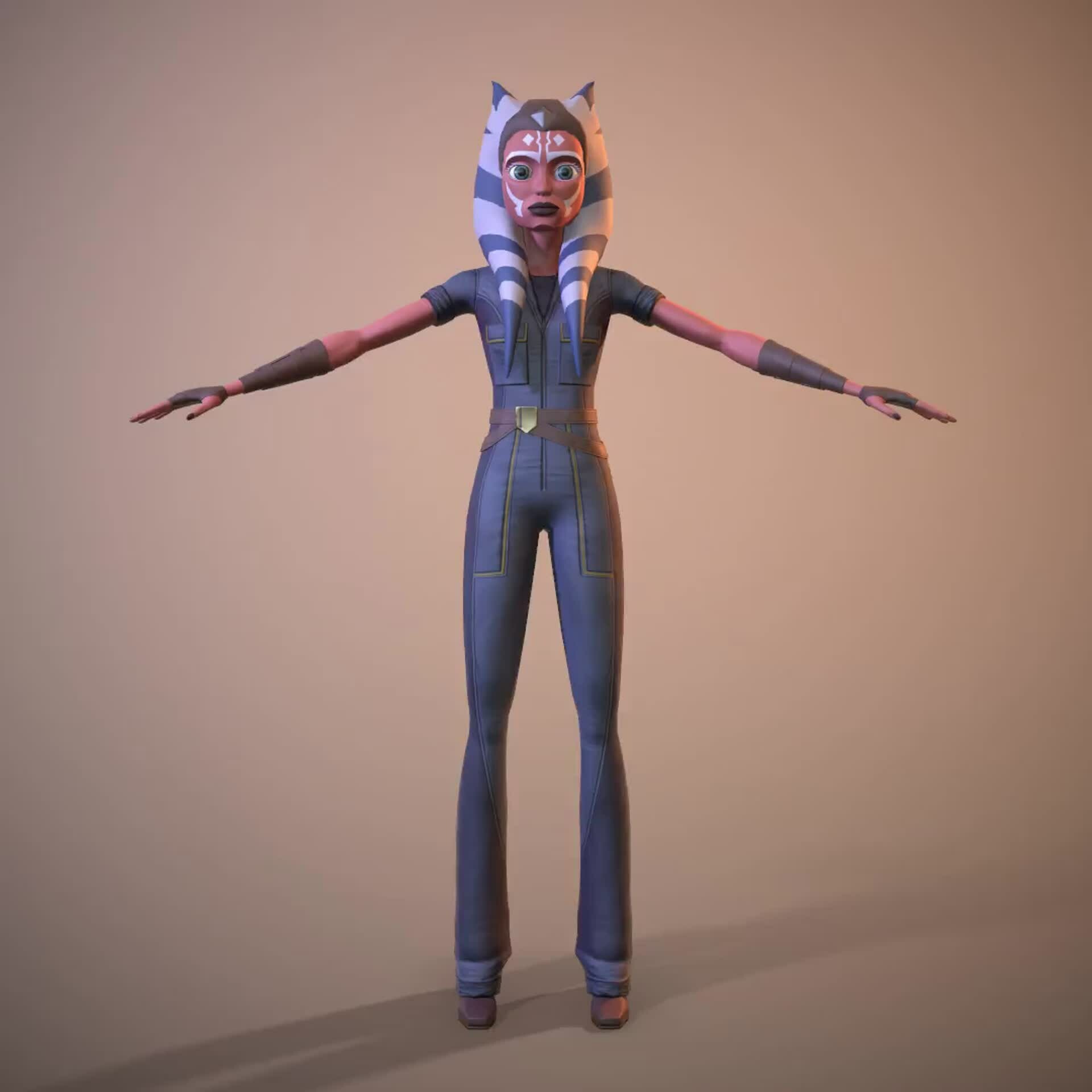 асока тано 3d 