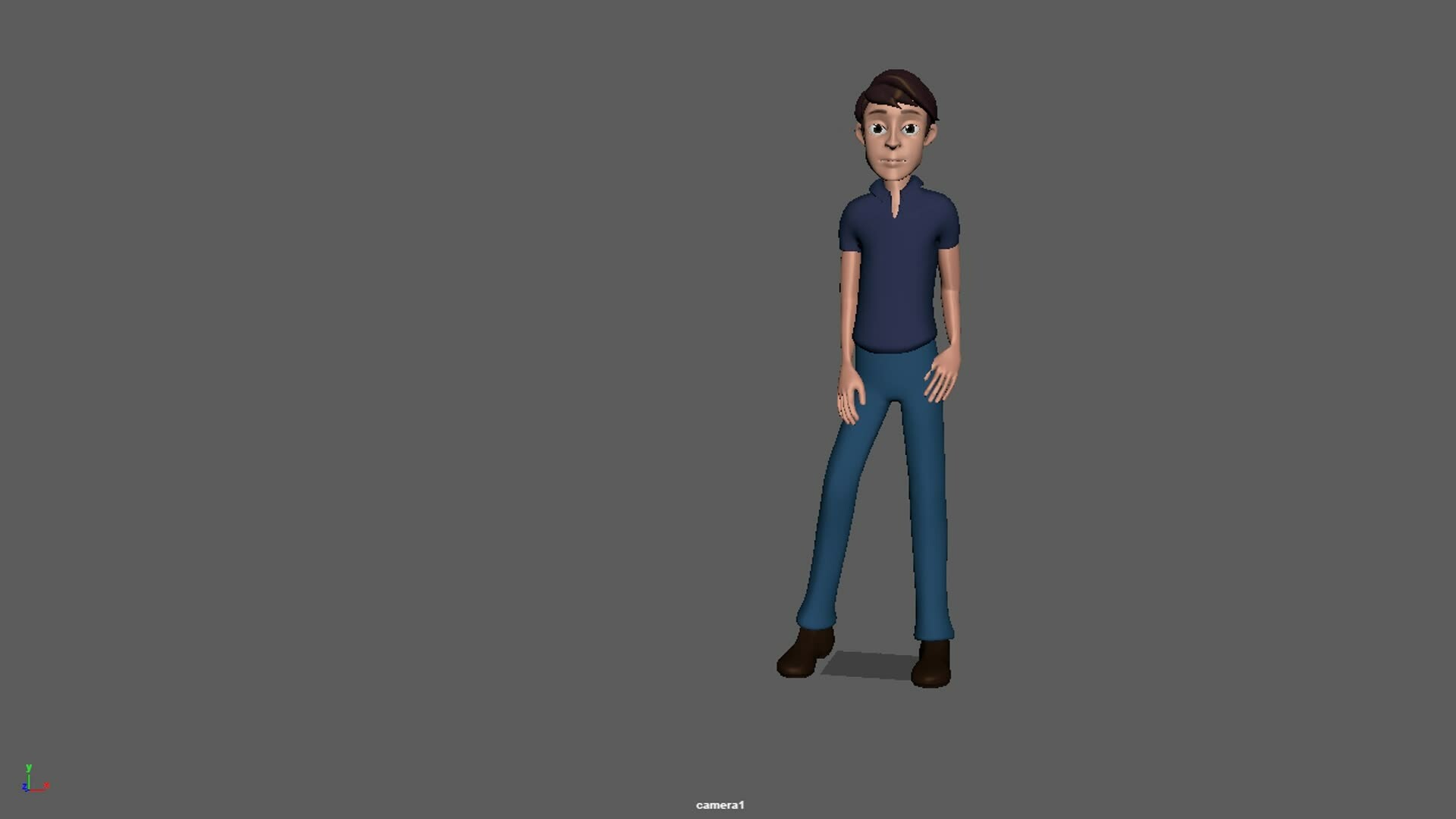 ArtStation - side step, turn around and kick animation