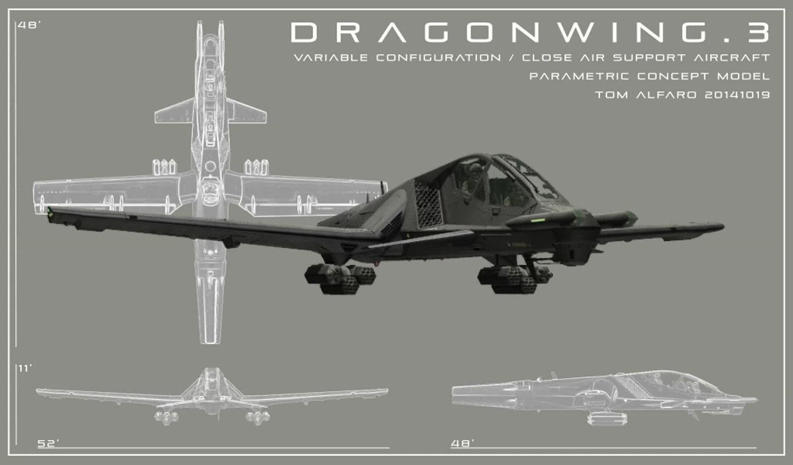 PAN SPATIAL Aerospace Concept Design - DRAGONWING