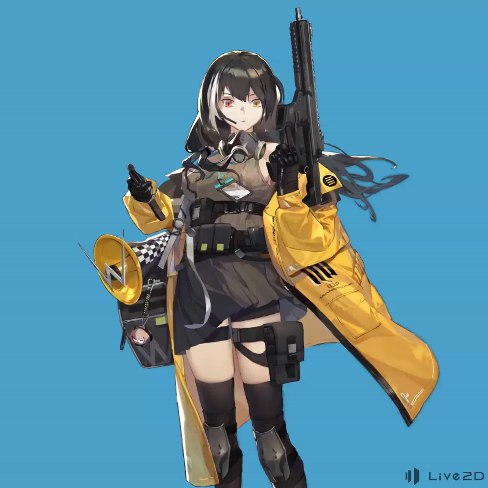 ArtStation - Live2D Girls' Frontline RO635 Showcase