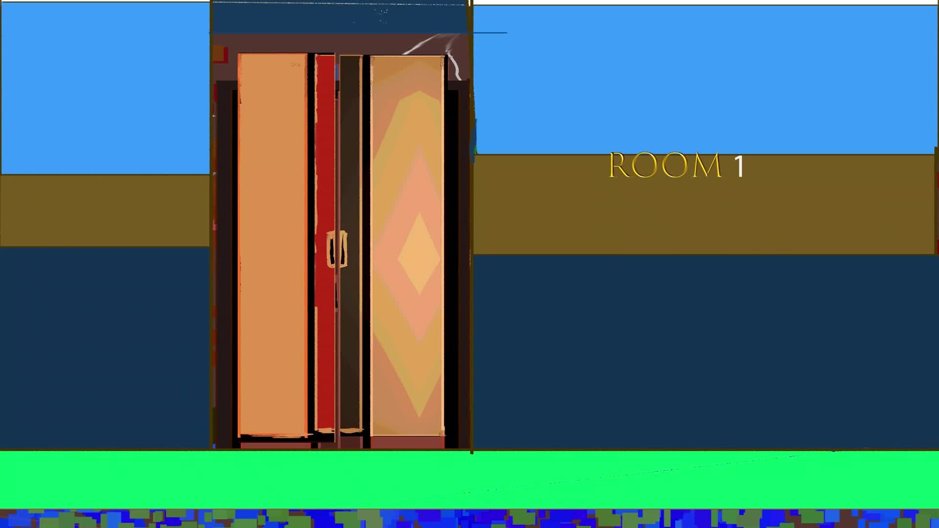 ArtStation my first 2D door animation