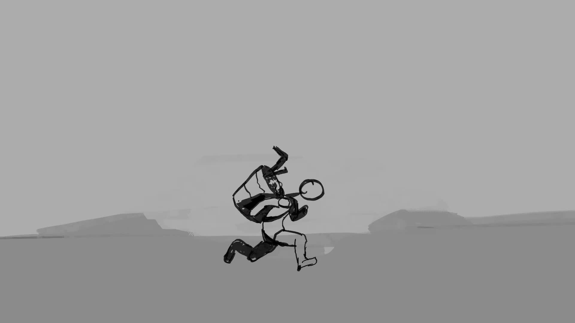 ArtStation Running animation