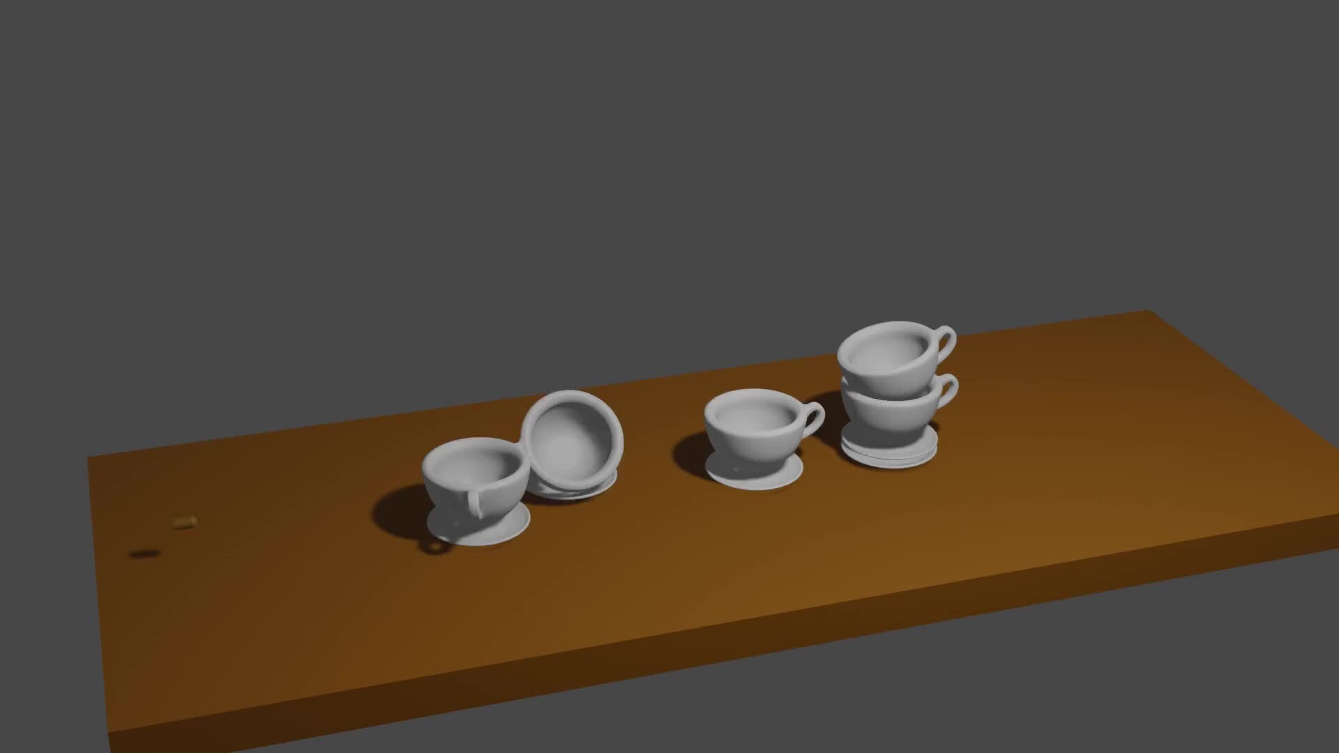 ArtStation Breaking cups