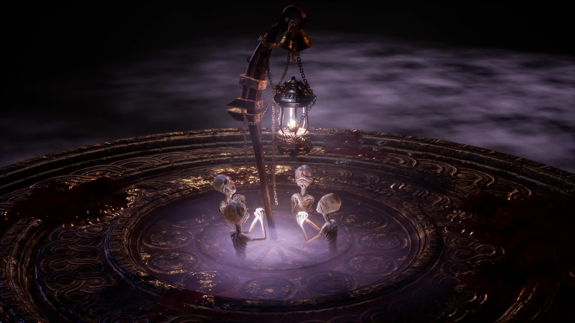 ArtStation Bloodborne Lamp and Messengers