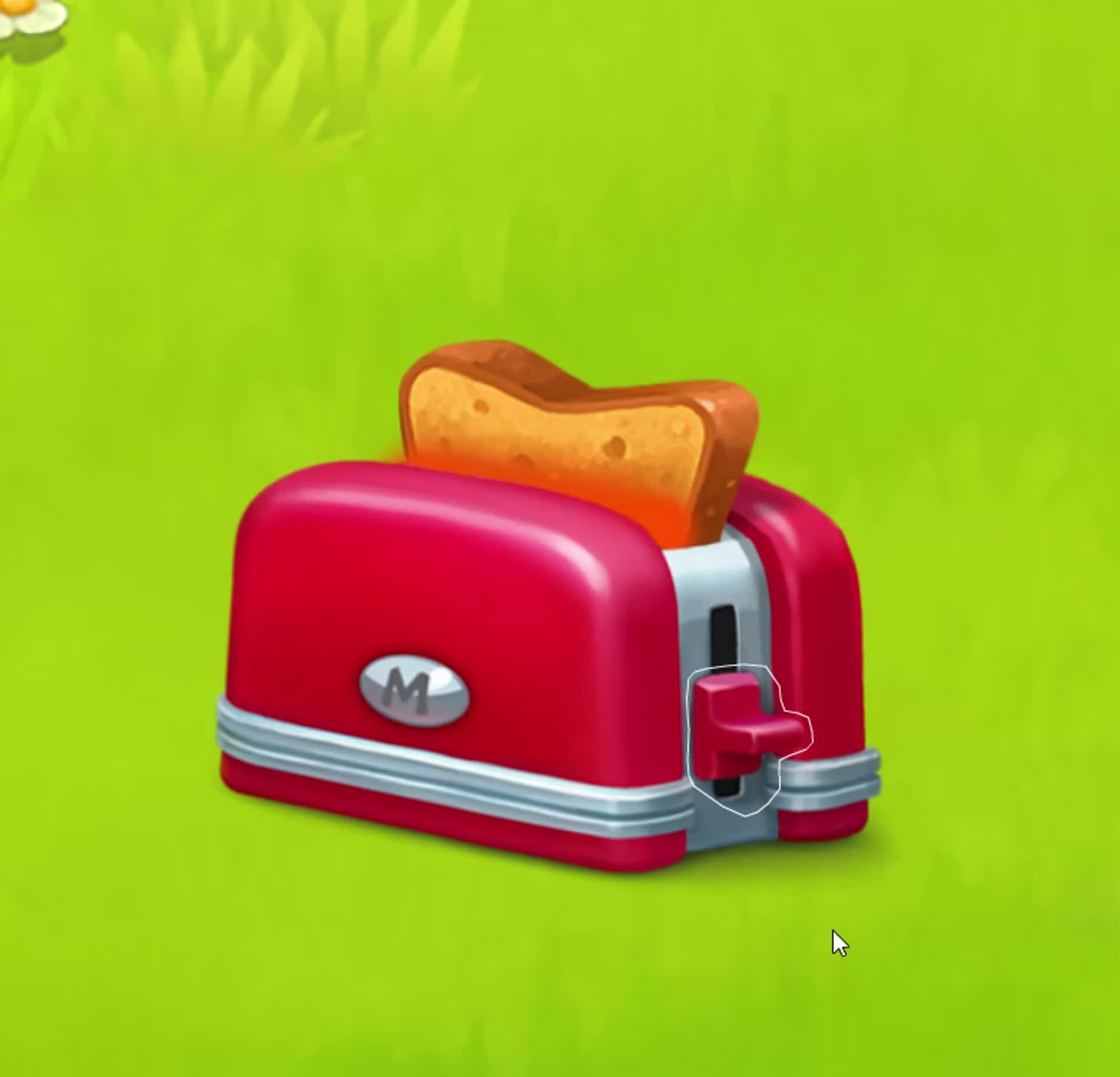 ArtStation Toaster game animation (Idle + 2 action)