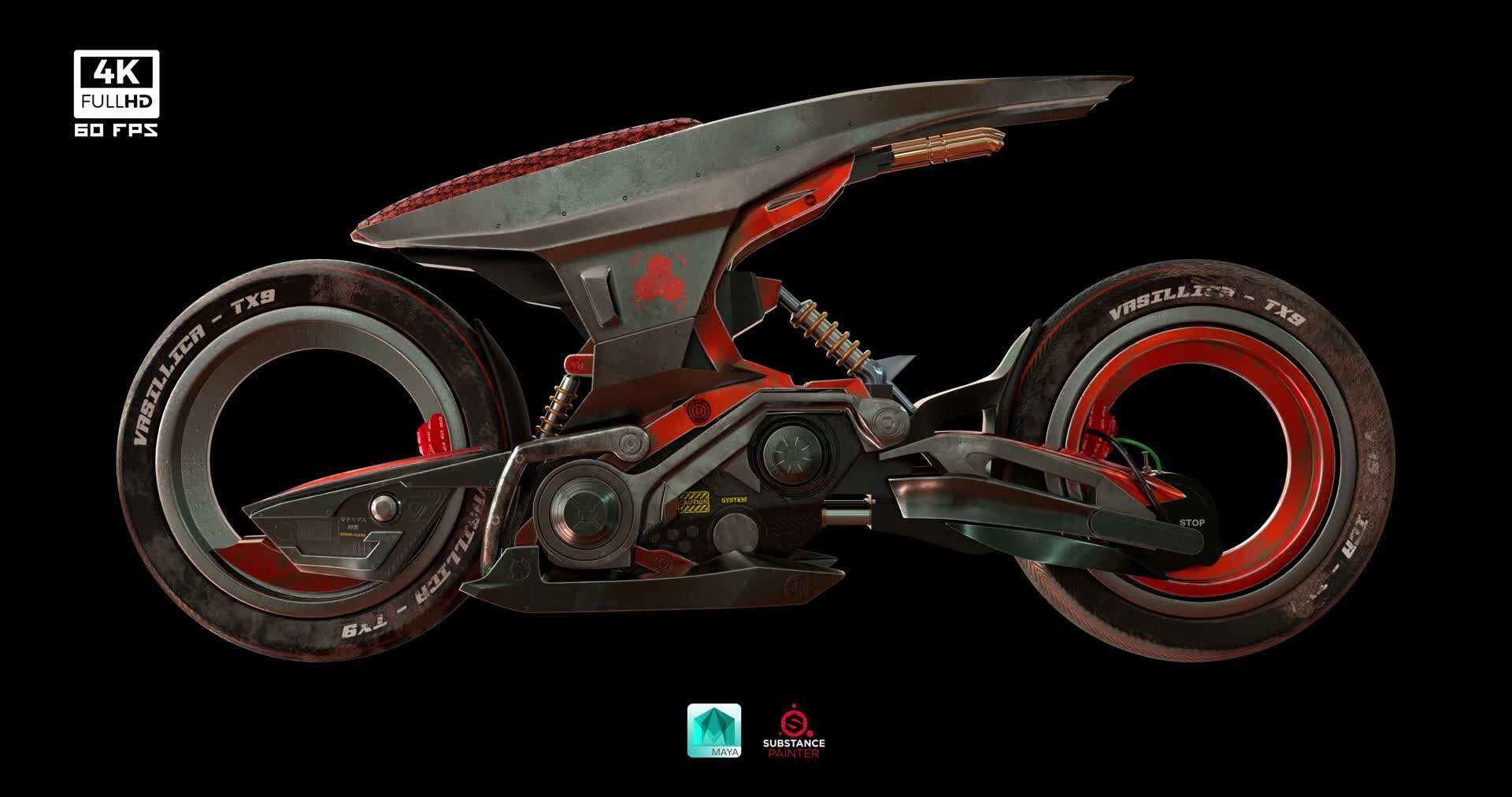 ArtStation - Futuristic Bike