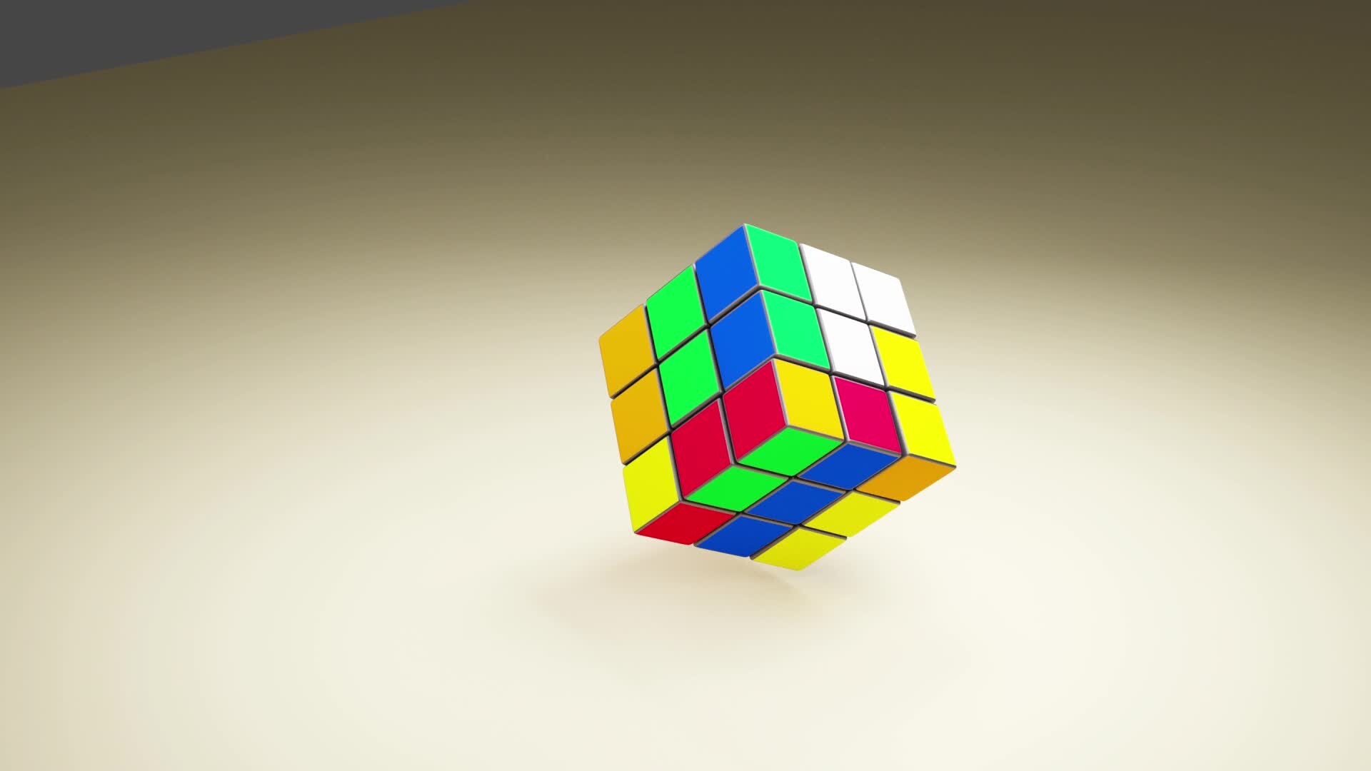 ArtStation - My first animation as a beginer - A Rubik's cube