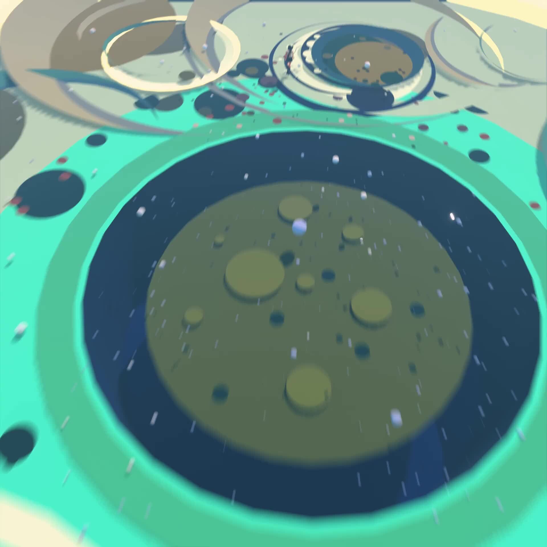 ArtStation hot spring lake