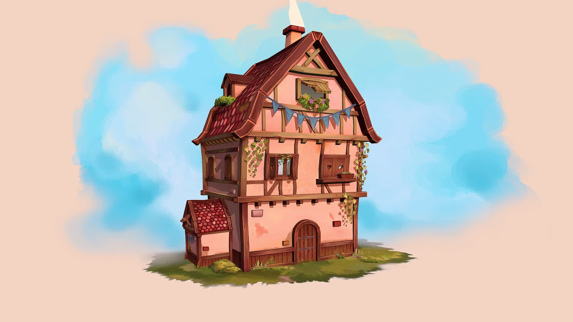 Artstation Cozy Medieval House