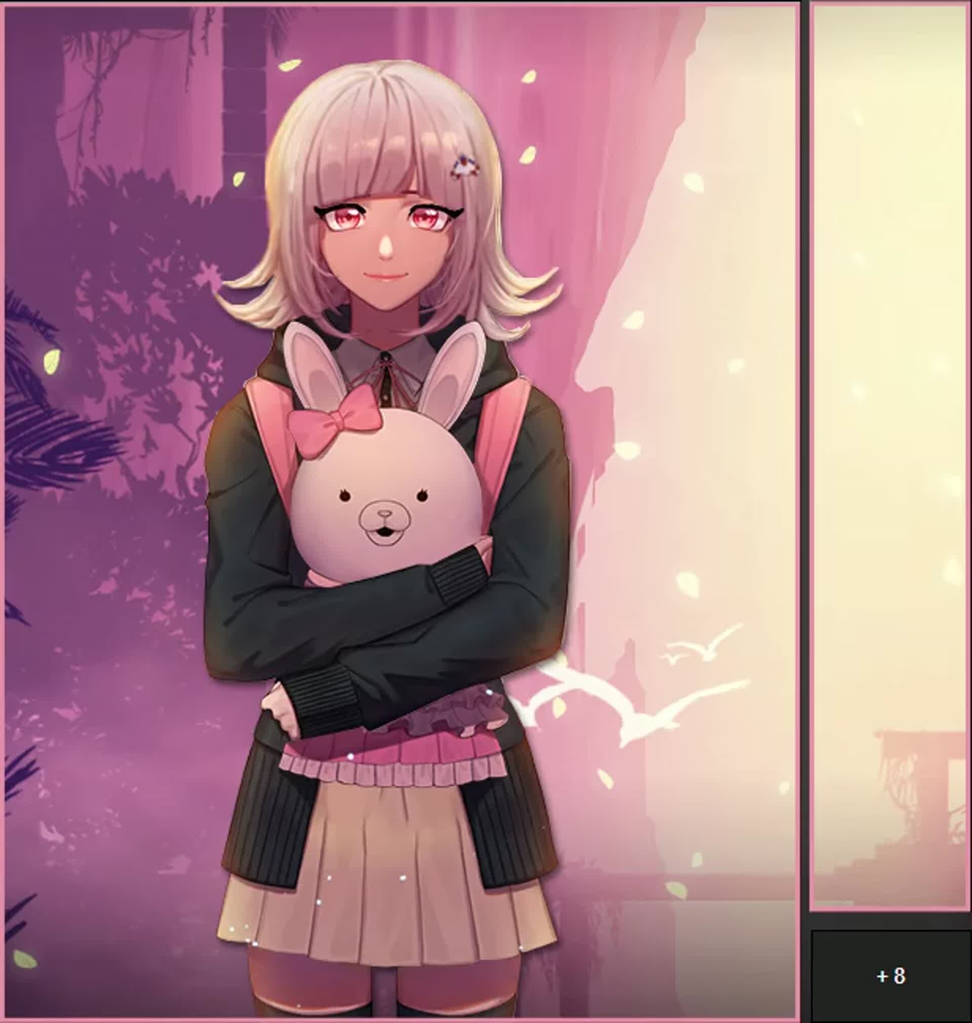 ArtStation - Chiaki Nanami | Animated Steam Artwork