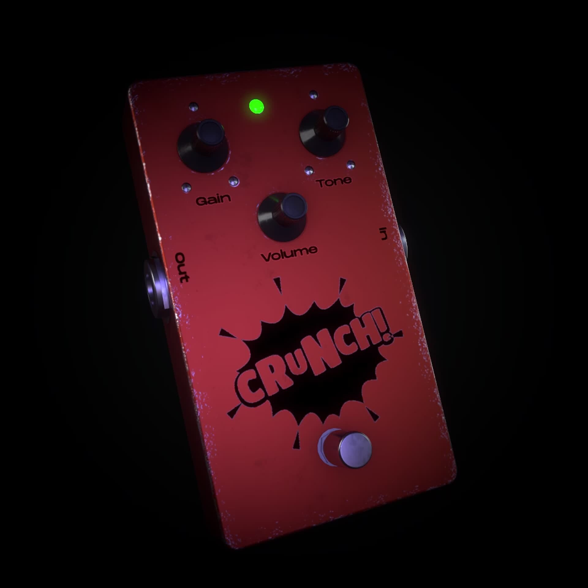 ArtStation - Guitar pedal