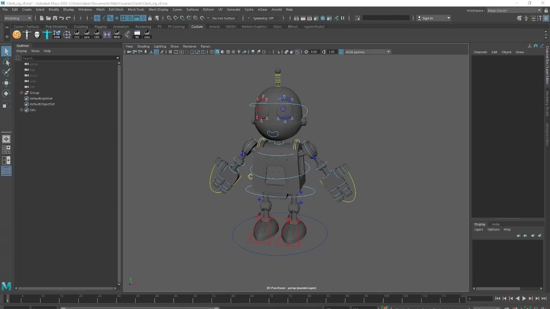 ArtStation - Clank robot rig