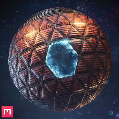 Space Window Procedural Material