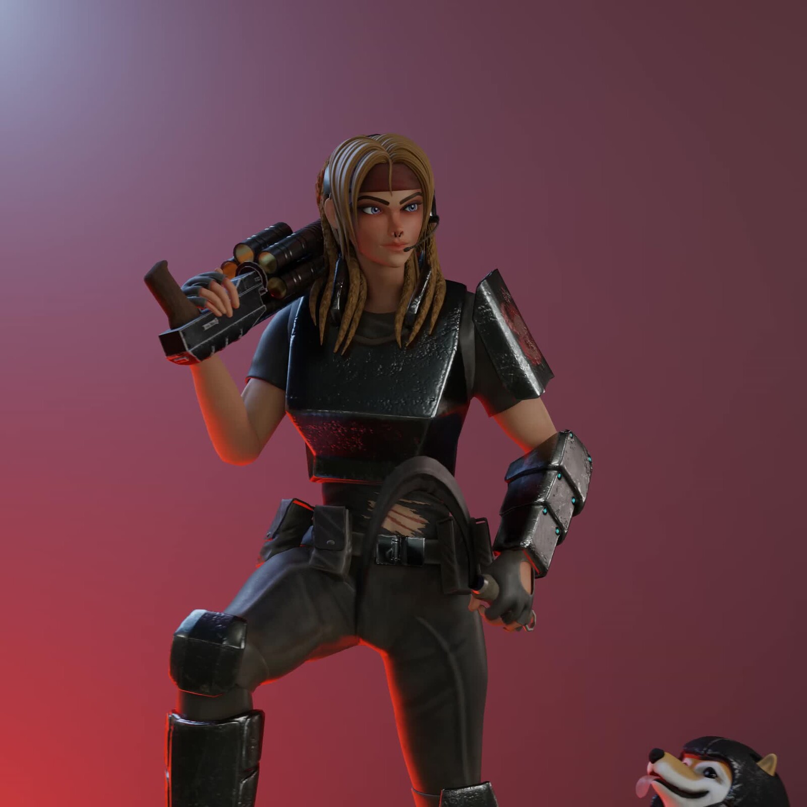 Miss Slaughter - Realtime 3D Character