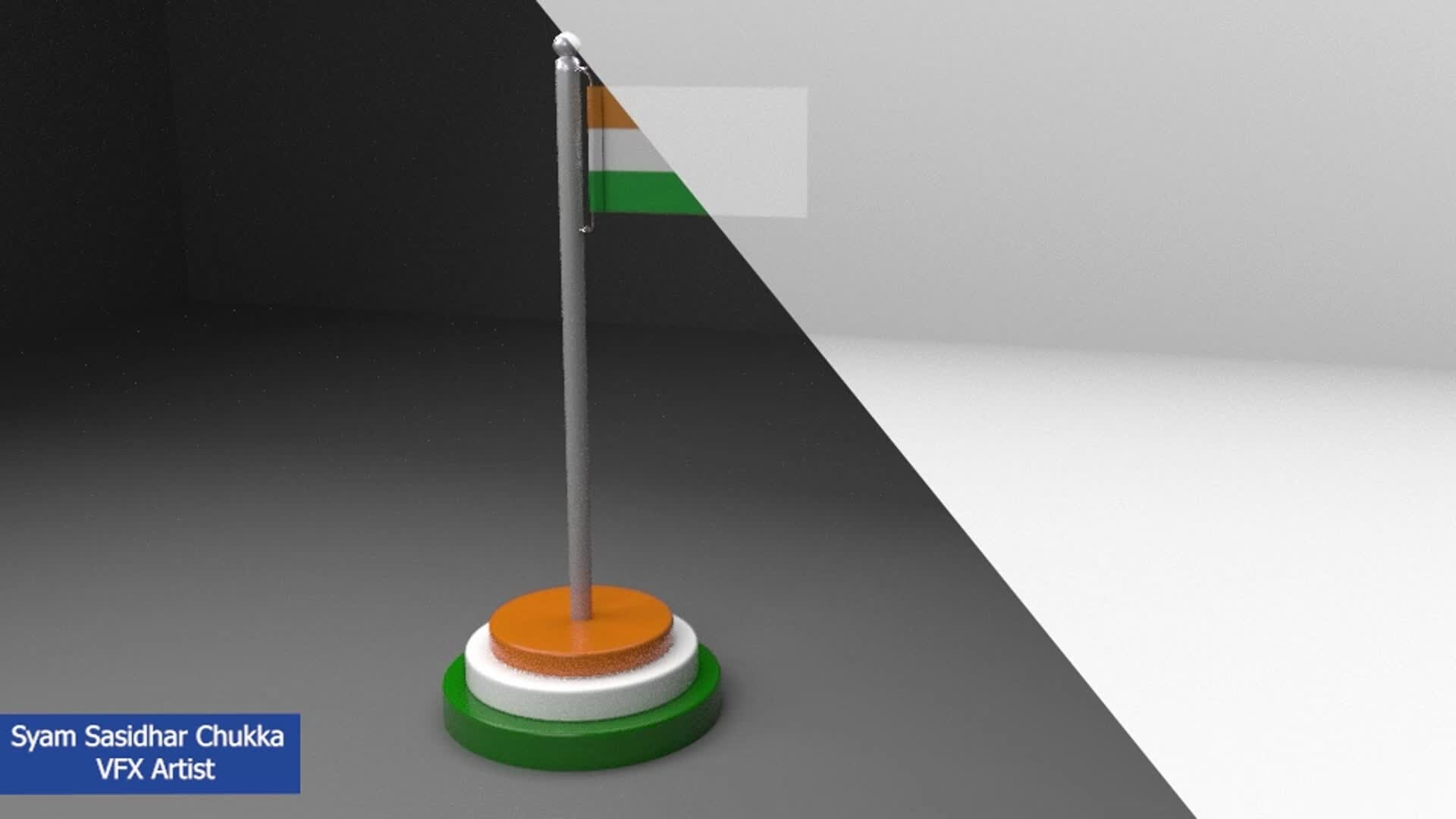 ArtStation - India Flag Animation