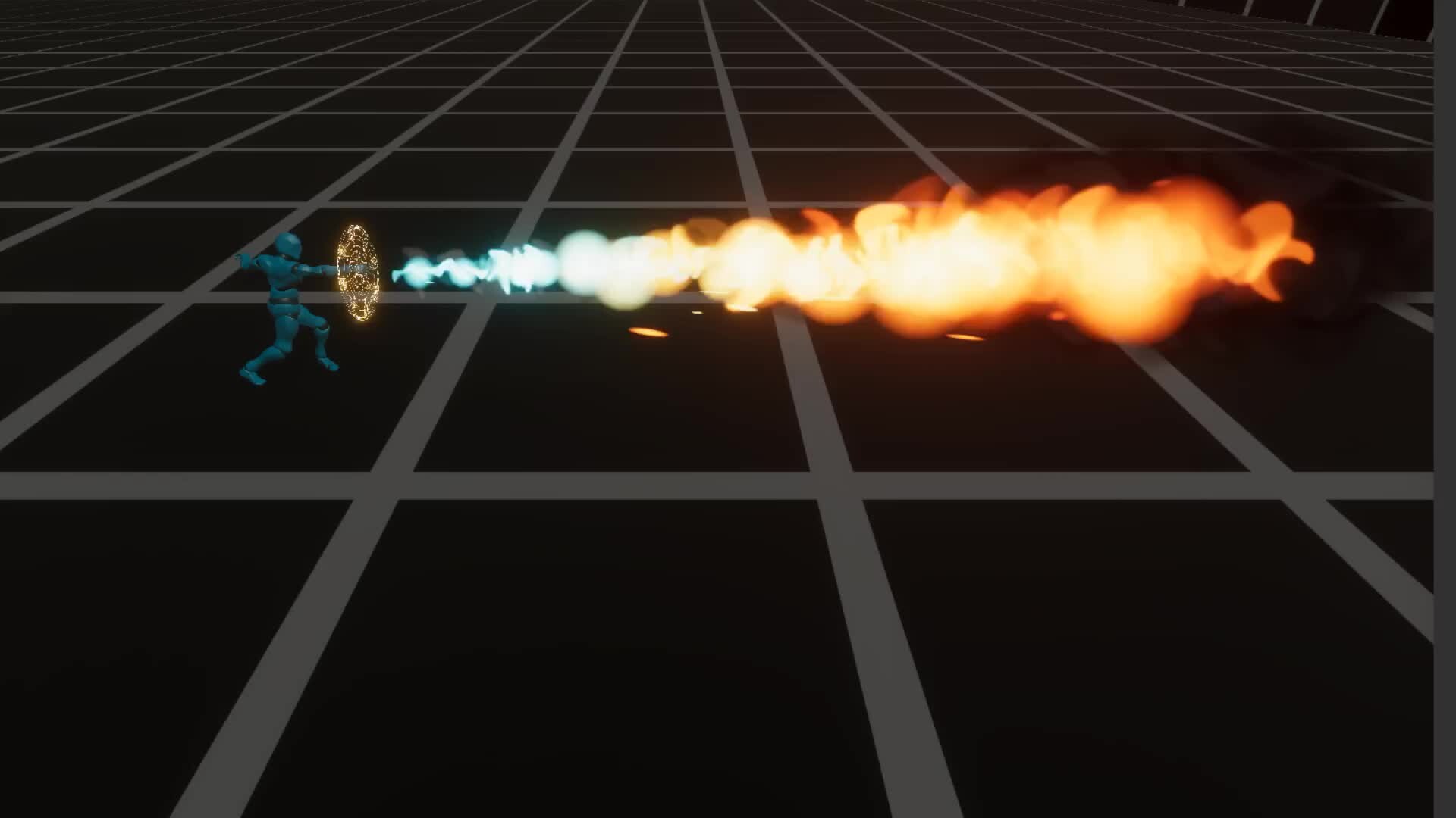 ArtStation Cartoon Flame Thrower Effect