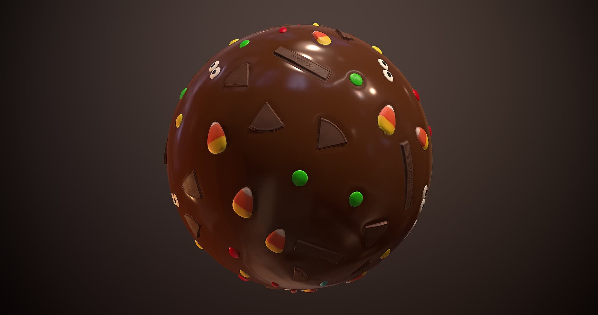 ArtStation - Material - Stylized candy chocolate bar