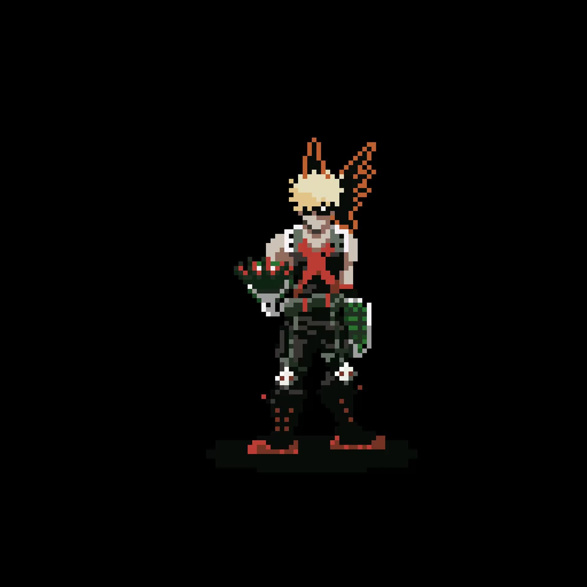 Bakugou Pixel Art