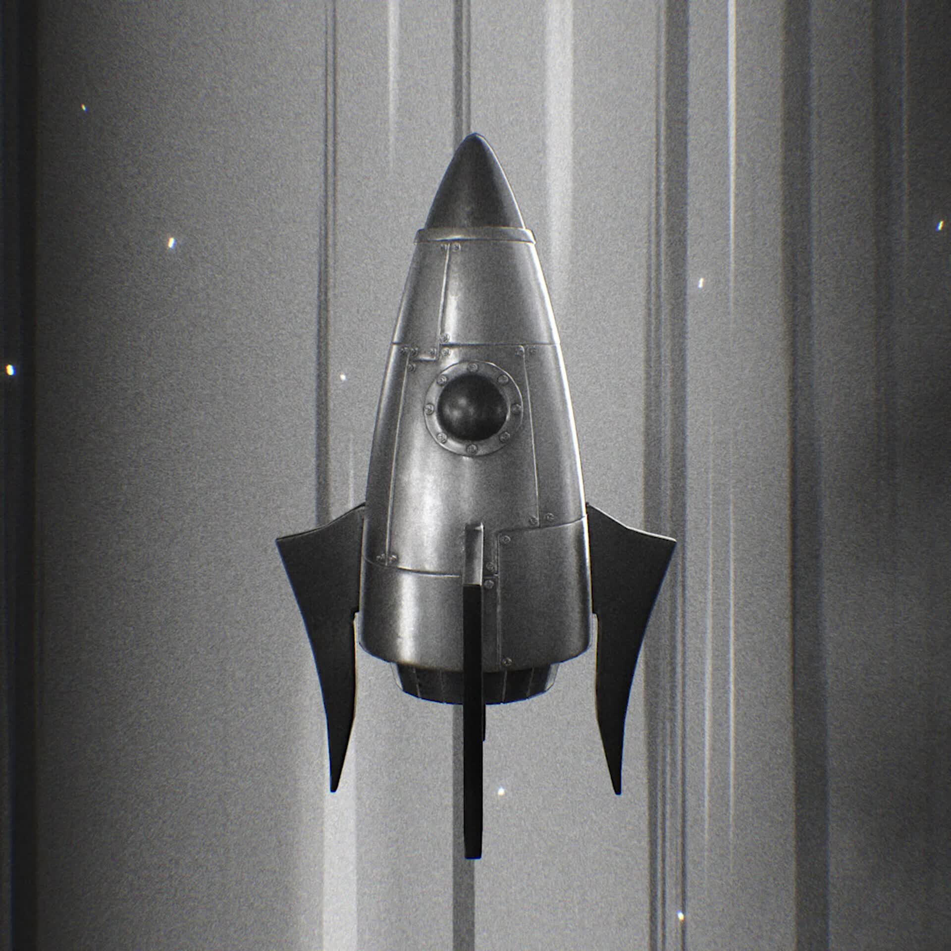 ArtStation - Retro rocket